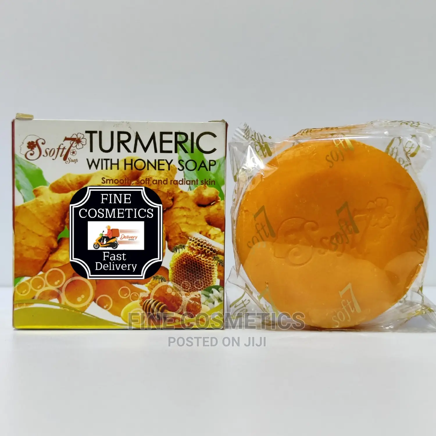 S Soft7 Turmeric Soap With Honey Extracts