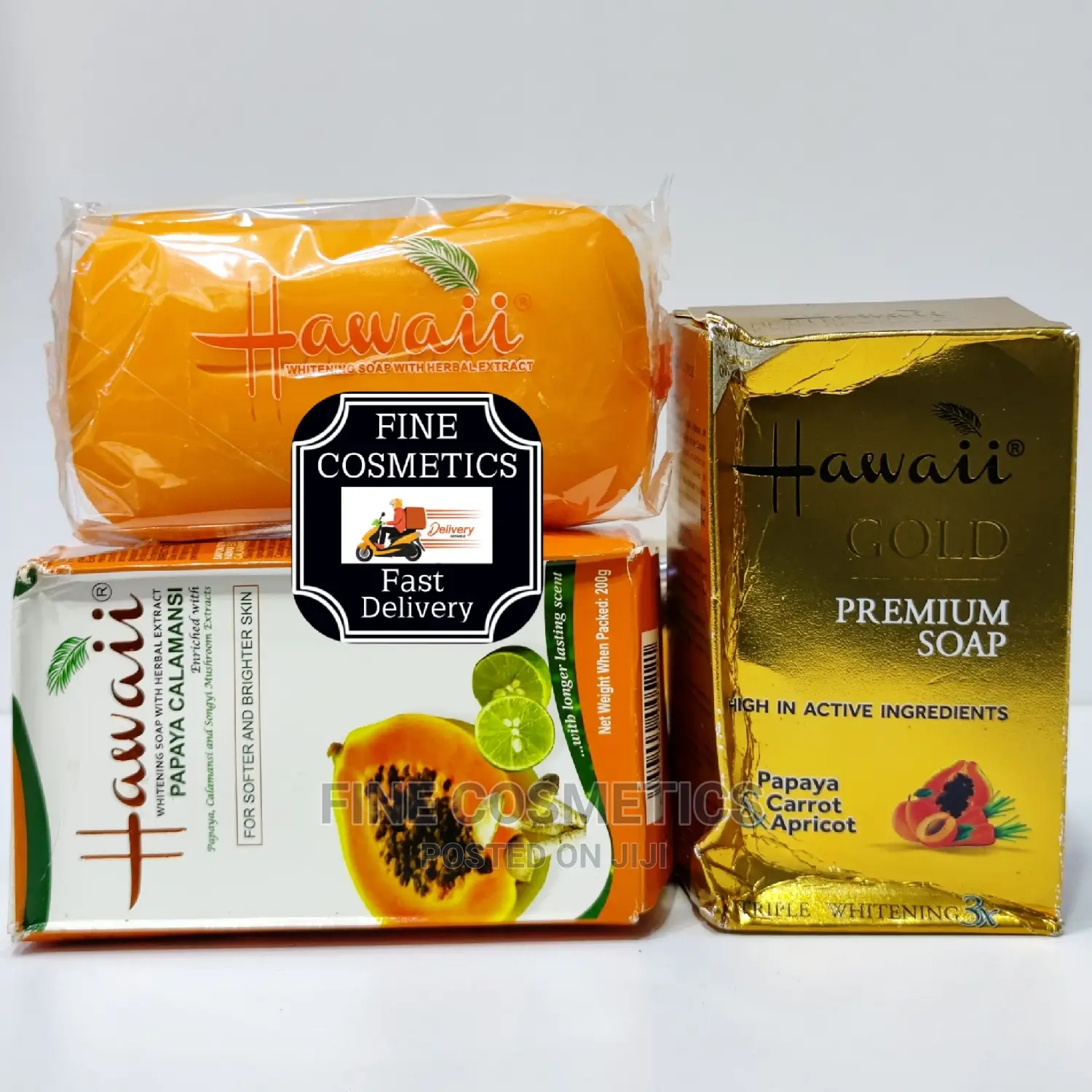 HAWAII Whitening Soap Wiz Herbal Exact Like Papaya/Caramansi