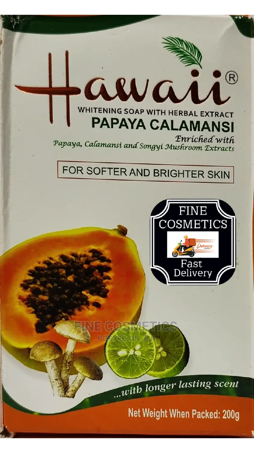 HAWAII Whitening Soap Wiz Herbal Exact Like Papaya/Caramansi