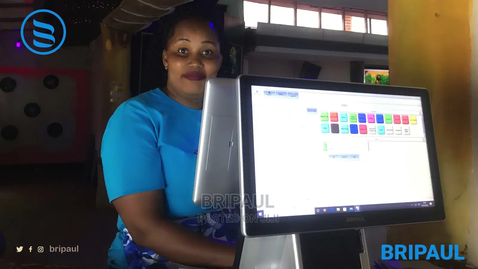 Double Touch Screen Point Of Sale System
