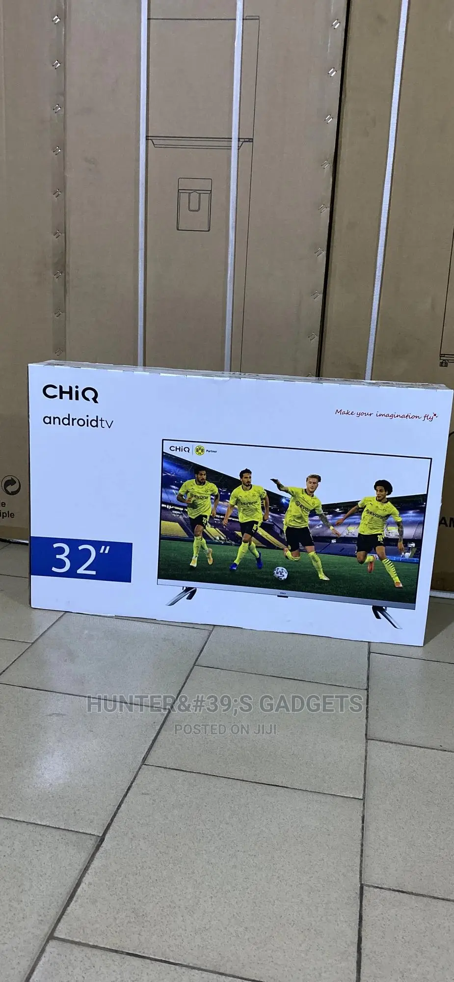 Chiq 32 Inch Smart Frameless Android Built in Free Tv Channe