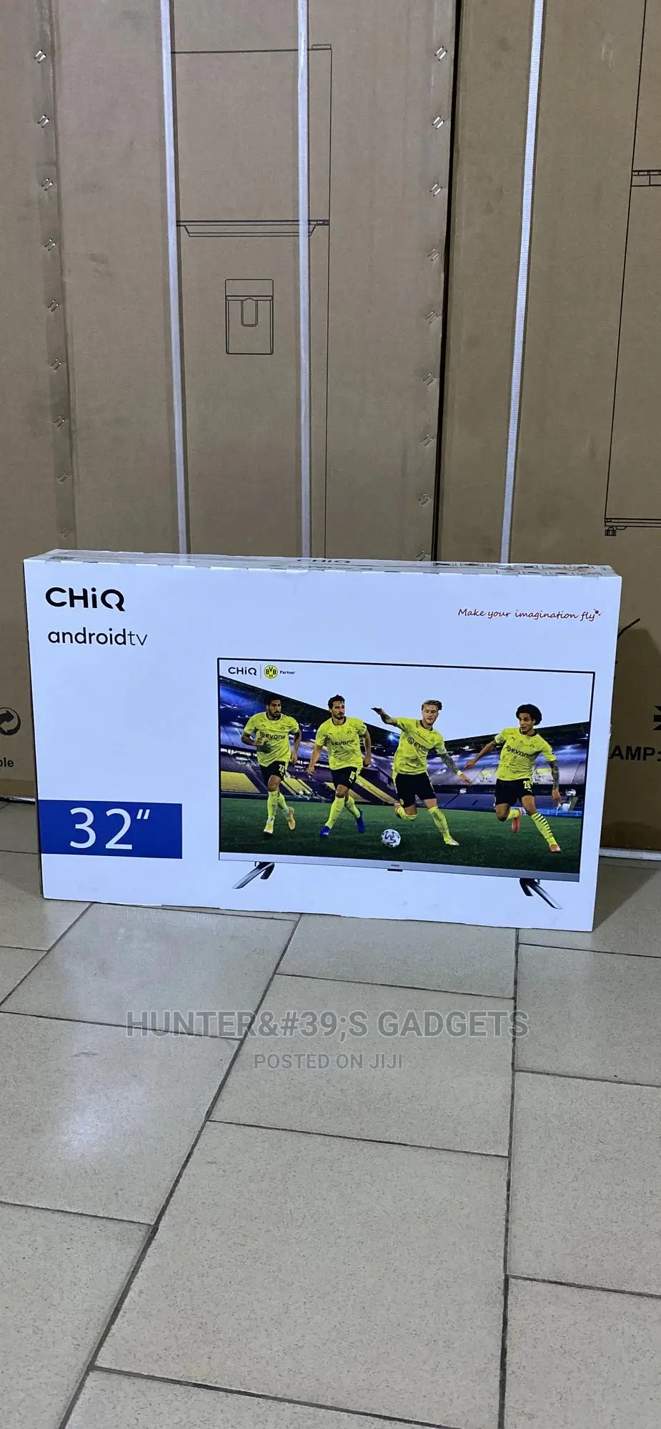 Chiq 32 Inch Smart Frameless Android Built in Free Tv Channe