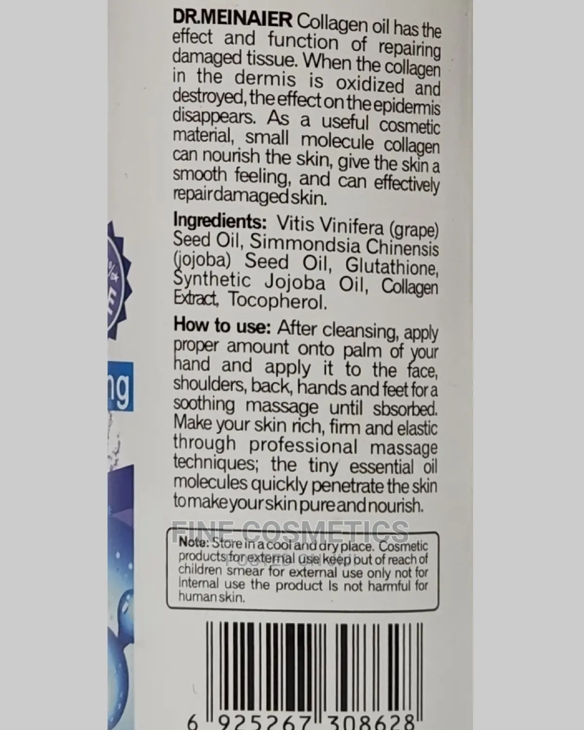 Dr MEINAIER 5X Skin Whitening Collagen Oil With SPF15