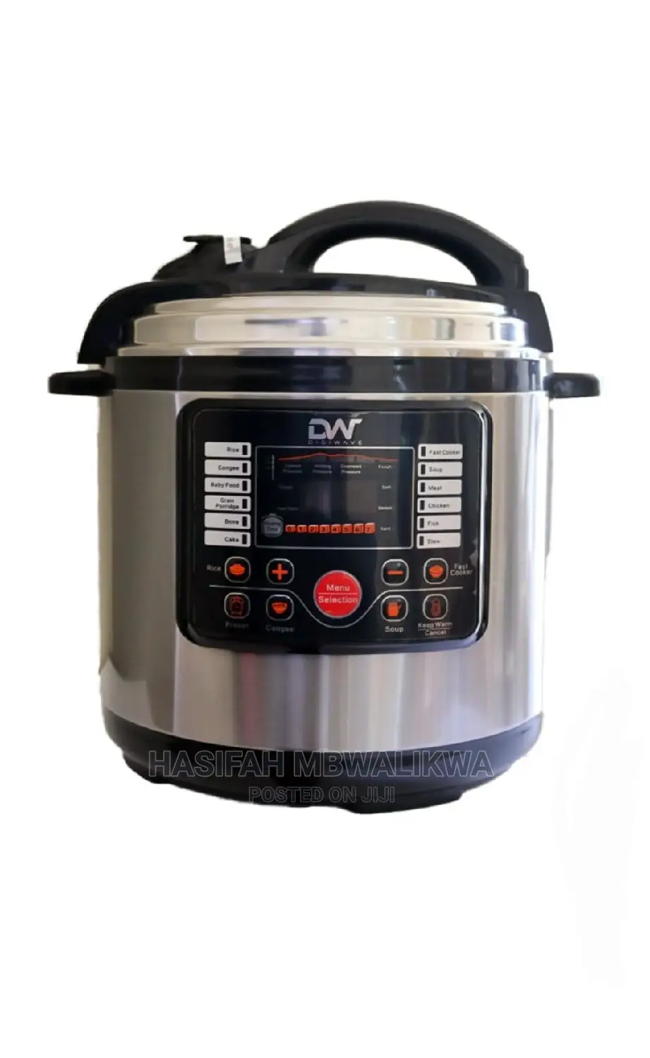 Digiwave Pressure Cooker 9l/1300w- Silver