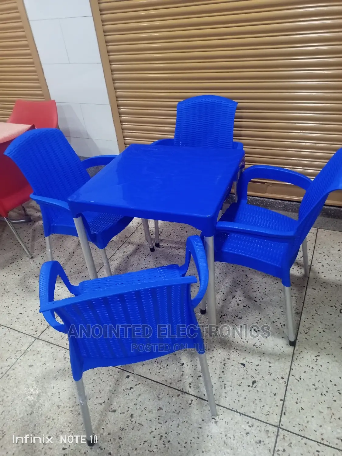 Plastic Chairs and Tables