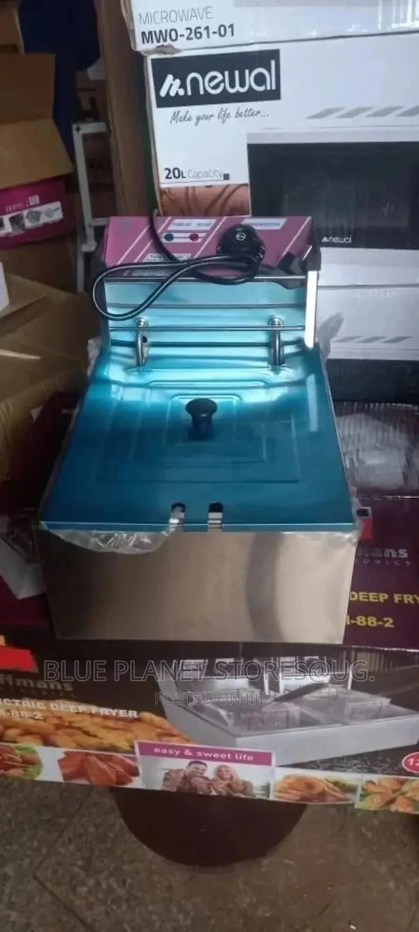 Hoffmans 6.0litres Single Deep Fryer (Stainless Steel)