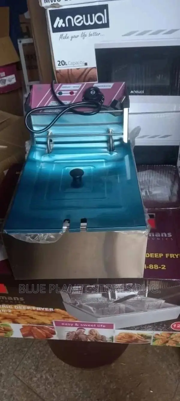Hoffmans 6.0litres Single Deep Fryer (Stainless Steel)