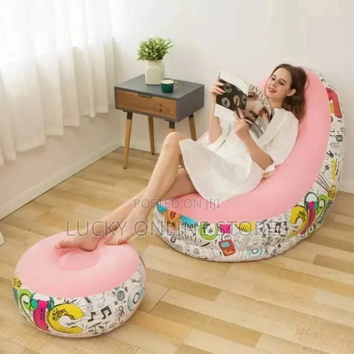 Inflatable Sofa With Leg Rest
