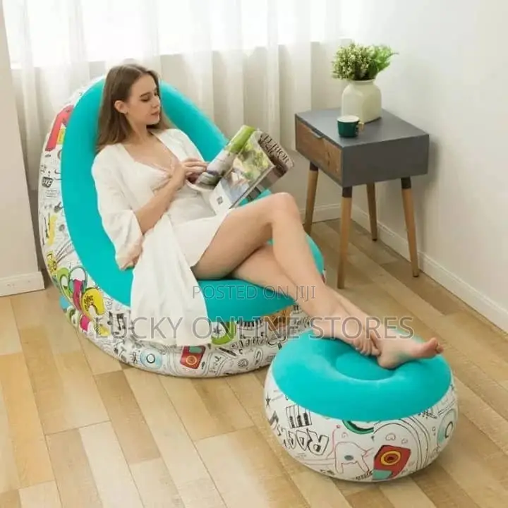 Inflatable Sofa With Leg Rest