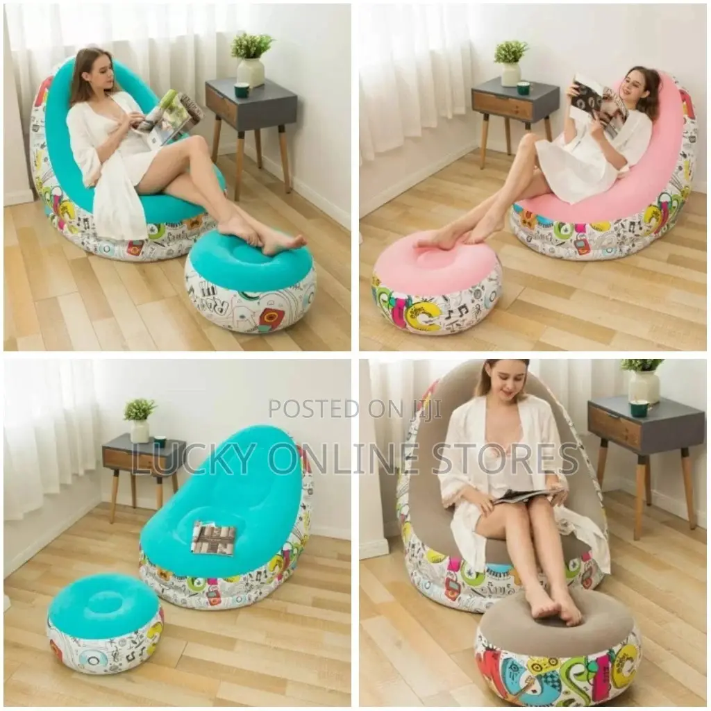 Inflatable Sofa With Leg Rest