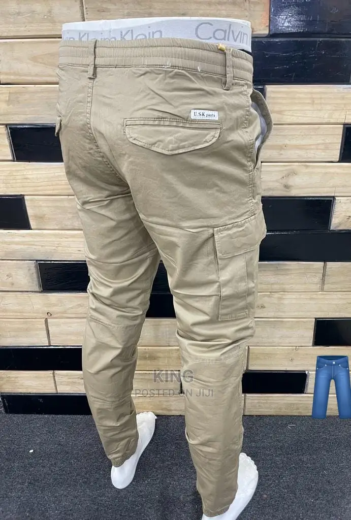 Snappy Fit Kaki Trousers