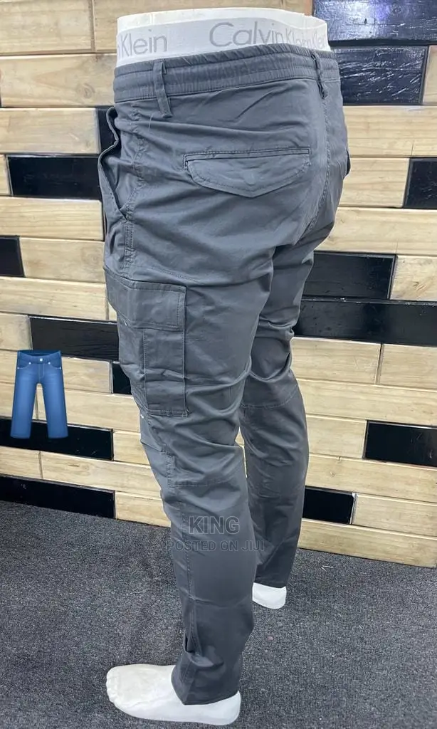 Snappy Fit Kaki Trousers
