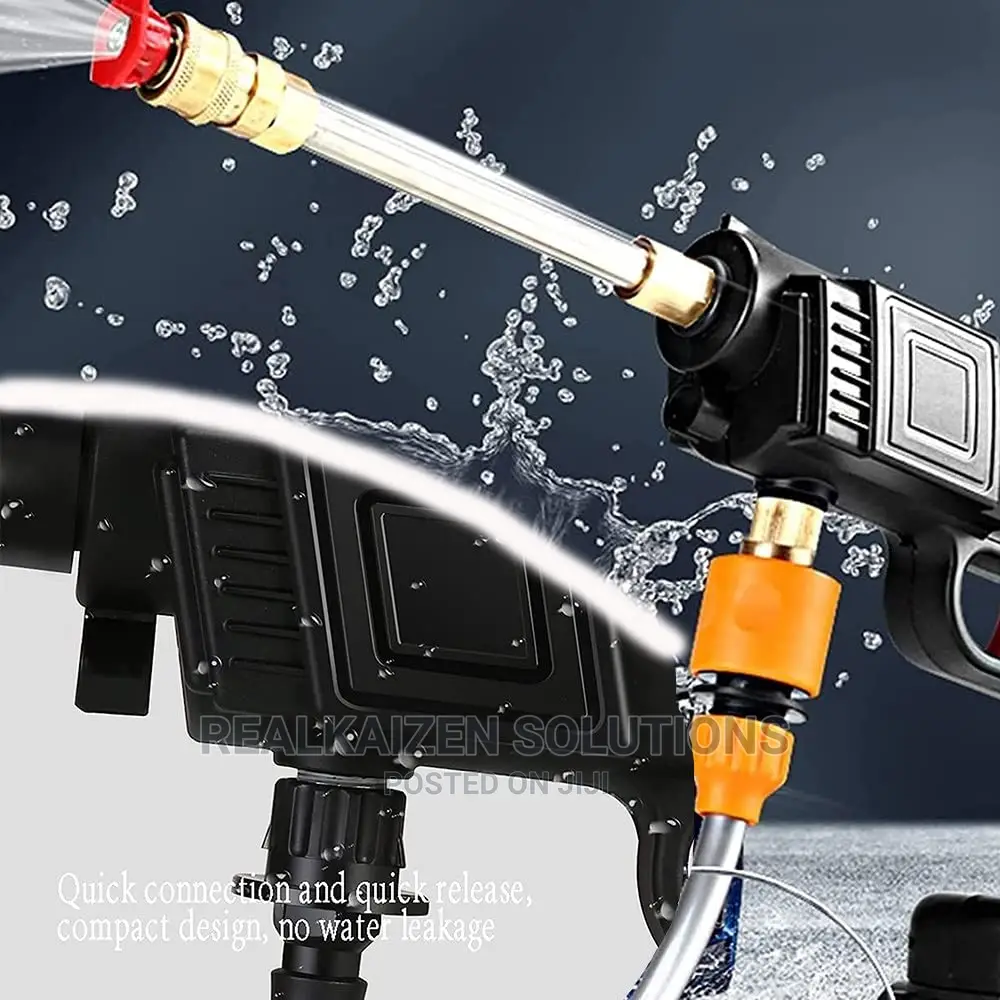 Cordless 48V Lithium-ion Portable Pressure Car Washing Gun