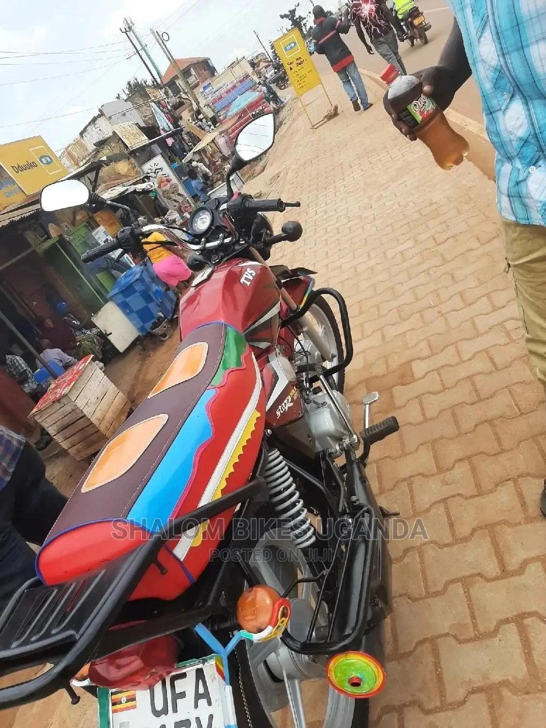 Haojue VR125 HJ125T-19 2022 Red