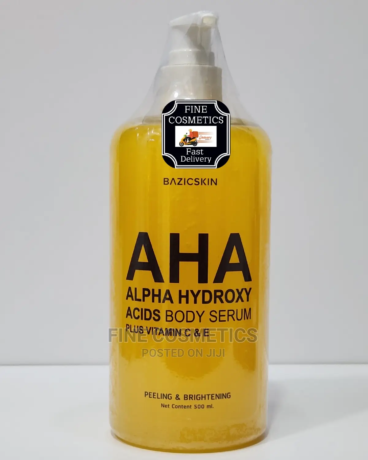 AHA Brightening and Peeling Serum With Alpha Hydroxy Acids