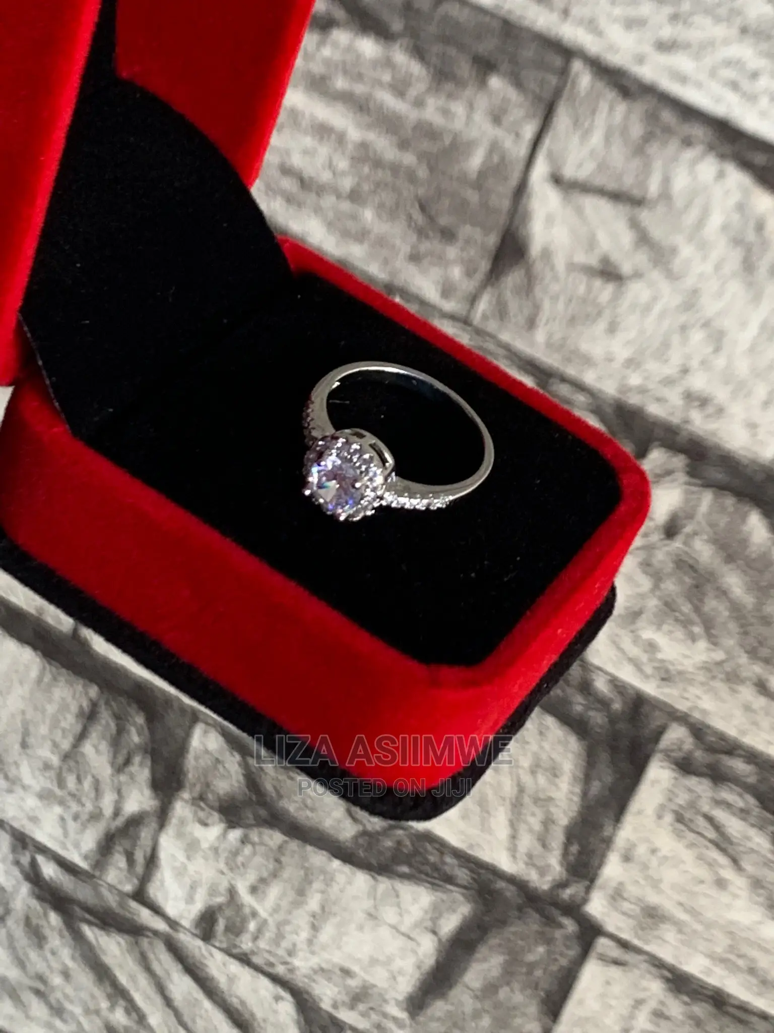 Engagement Ring Available With the Ring Box