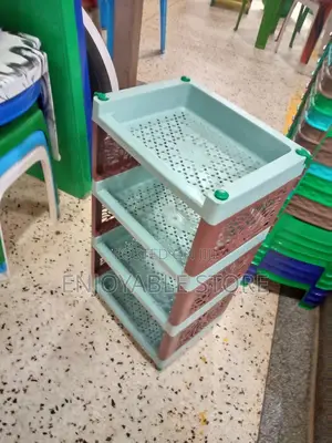Plastic Kitchen Rack Trolley