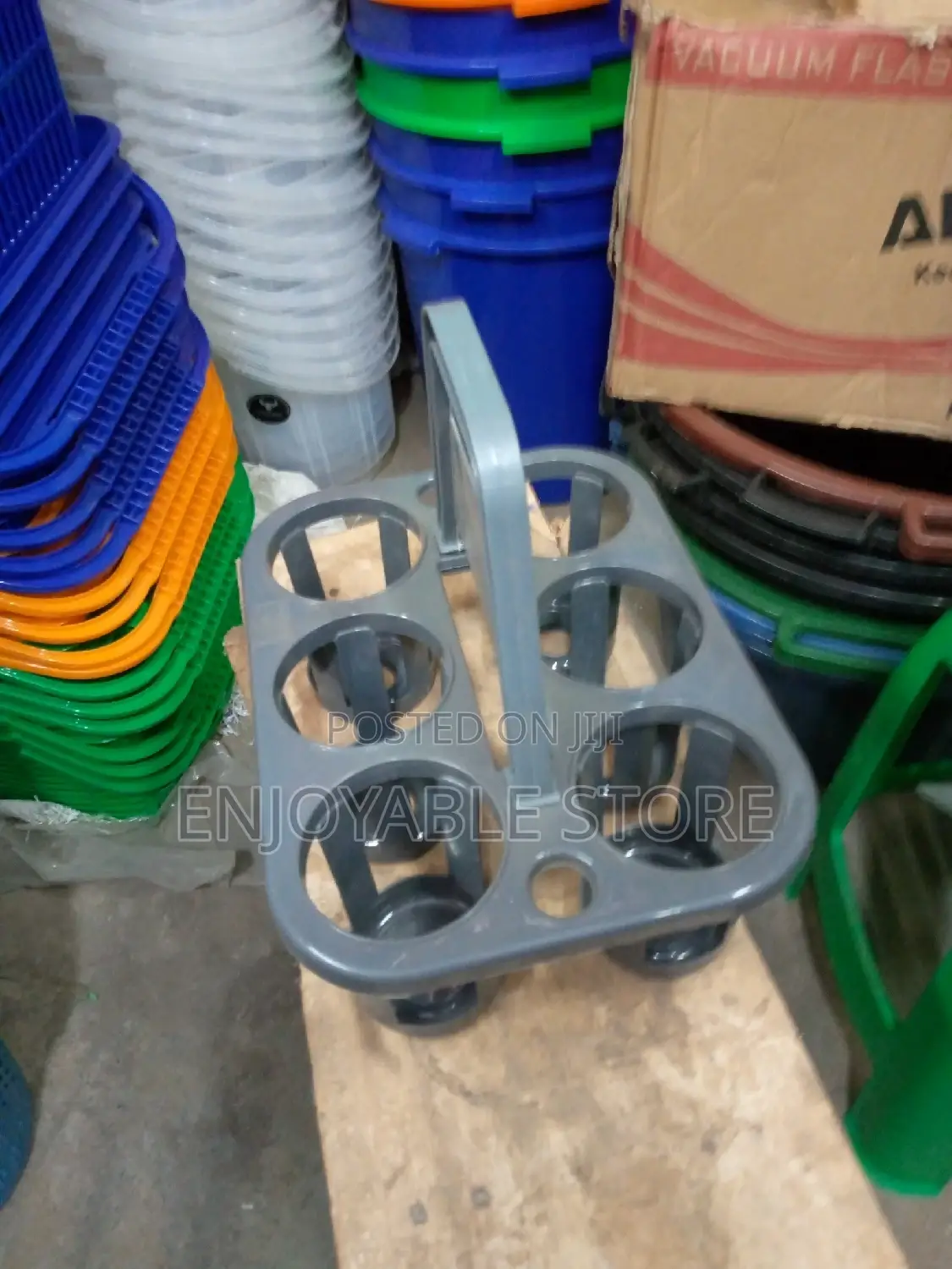 Plastic Bottle Holder Rack