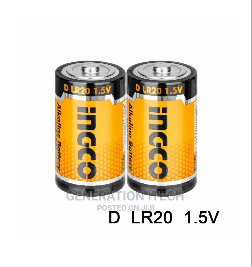 Ingco Alkaline Batteries DLR20 1.5V in Central Division Accessories