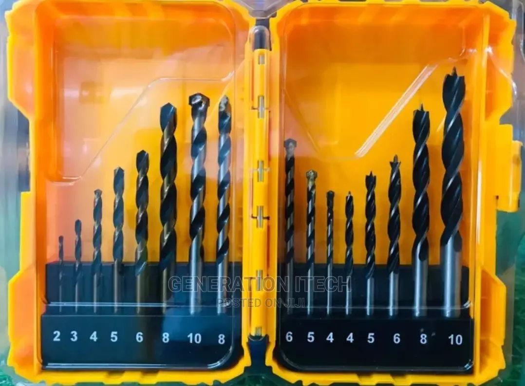 Ingco 16 Pcs Drill Bit Set For Metal, Concrete And Wood