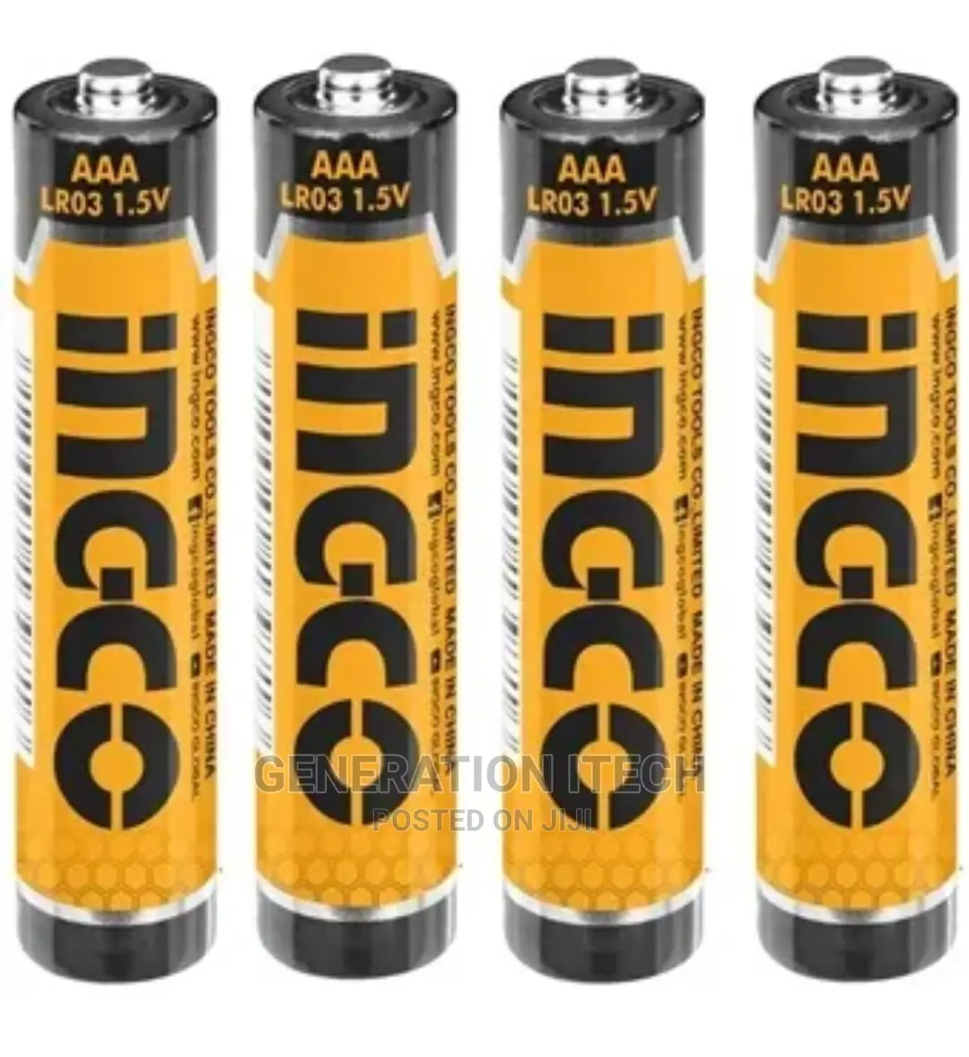 Ingco Alkaline Battery Aaa 1.5V Lr03 Hab3a01 4p/Pack