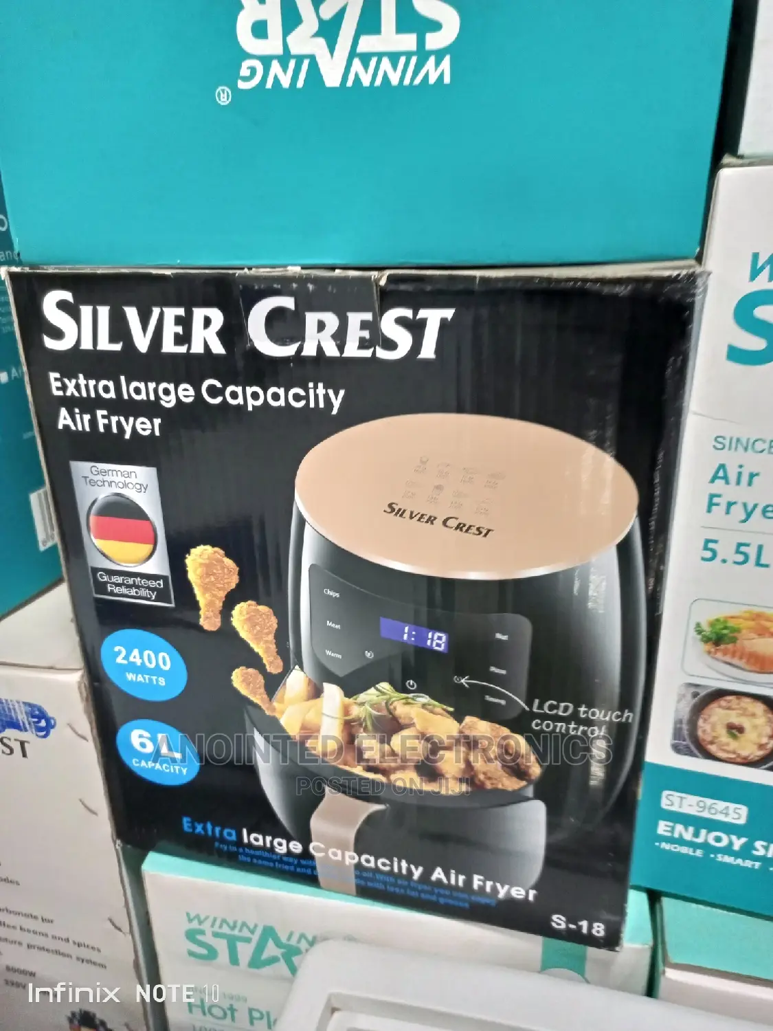 Sliver Crest Digital Air Fryer 6L