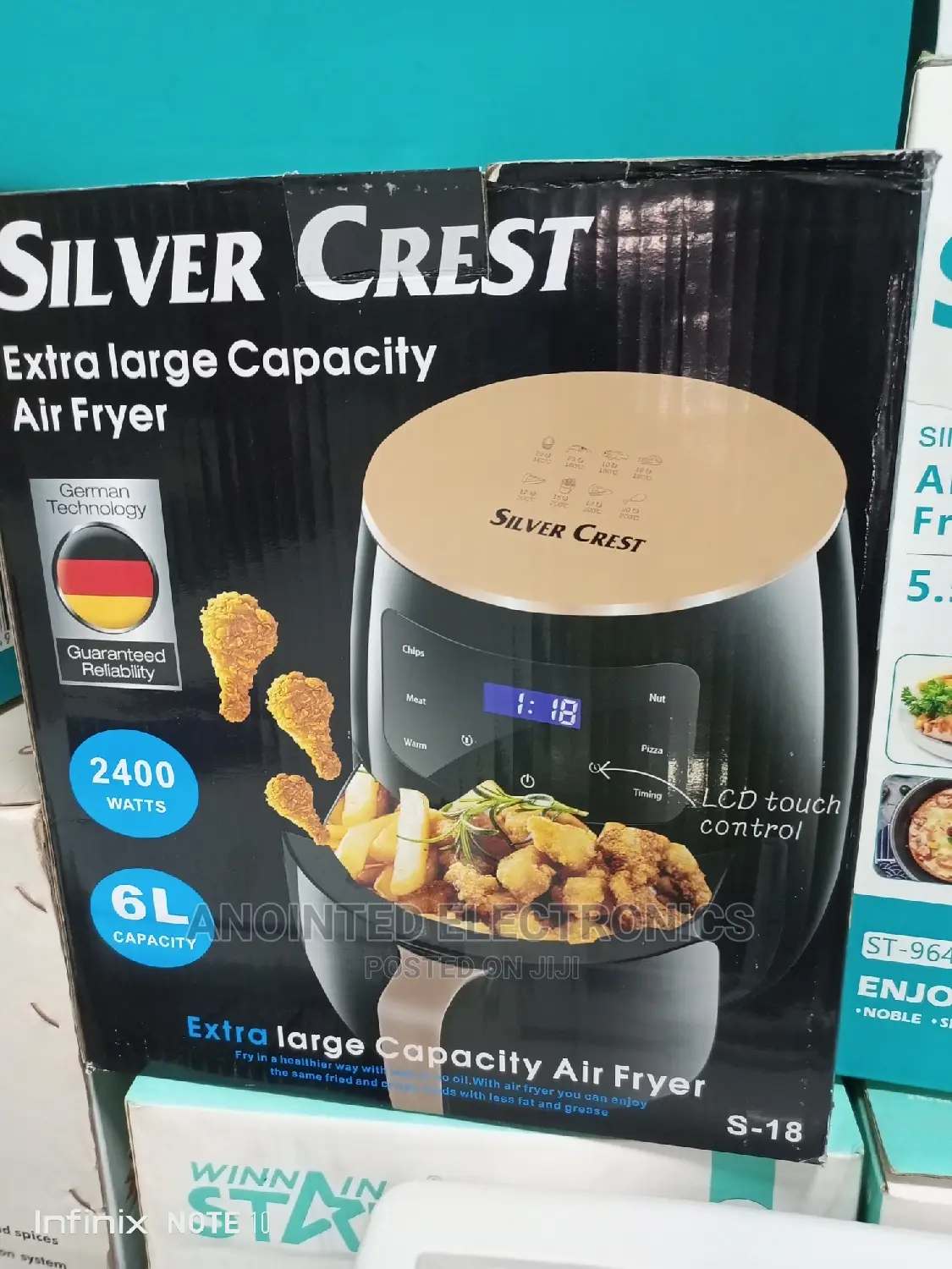 Sliver Crest Digital Air Fryer 6L