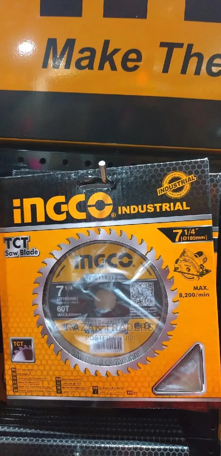 Ingco Wood Cutting Circular Saw Blade 7in 60T
