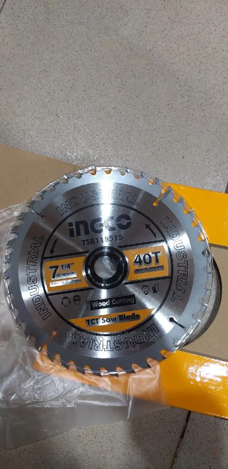 Ingco Wood Cutting Circular Saw Blade 7in 60T