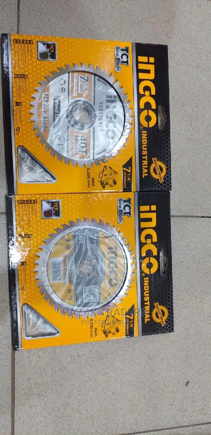 Ingco Wood Cutting Circular Saw Blade 7in 60T