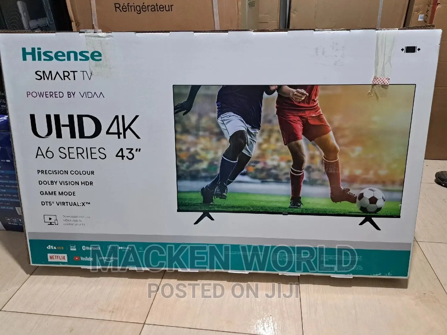 43" Hisense Smart UHD 4k + 5years Warranty Brand New