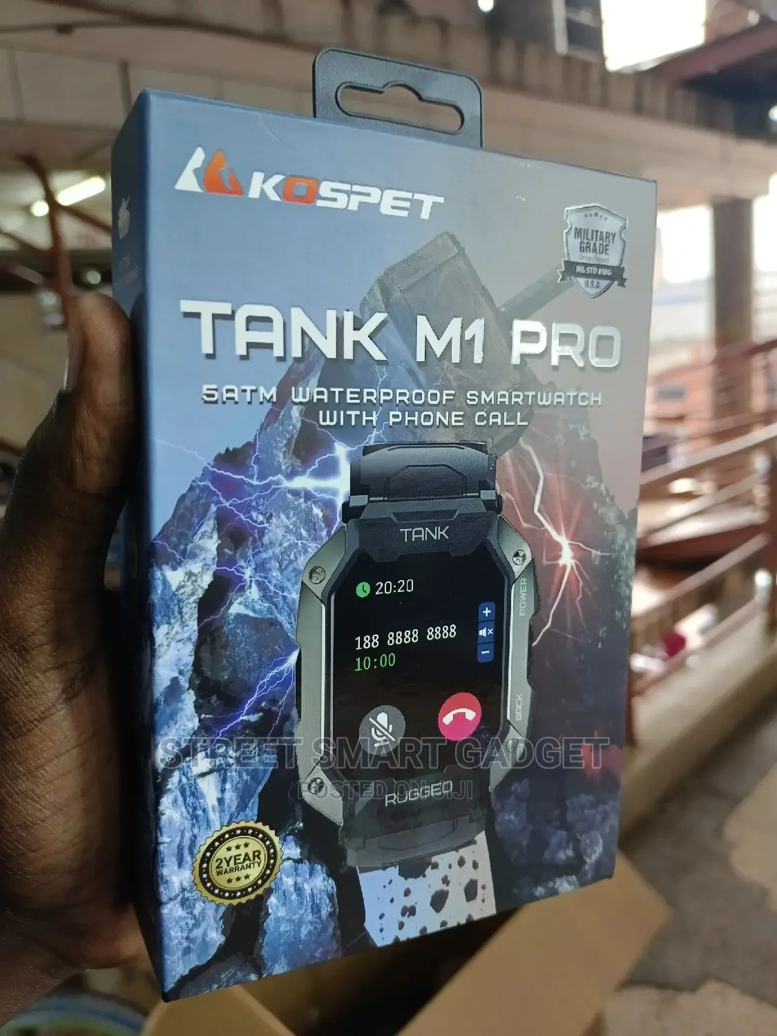 Kospet Tank M1 PRO Waterproff Smart Watch With Phone Calls