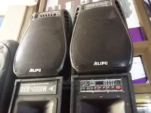 Alipu Double Amplified Public Speakers 15inch