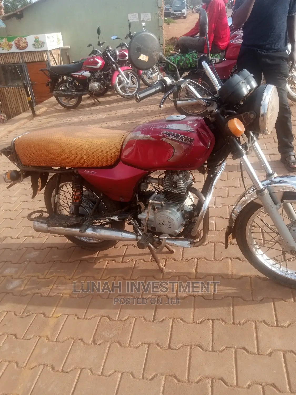 New Bajaj Boxer 2018 Red