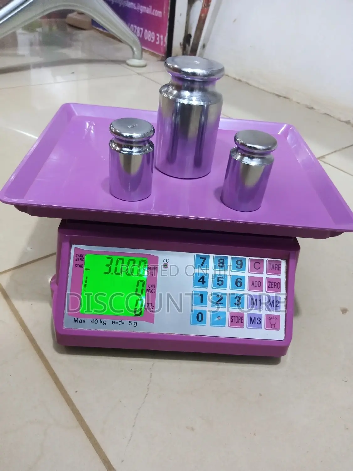 40kg X 10g Digital Display Weighing Scale