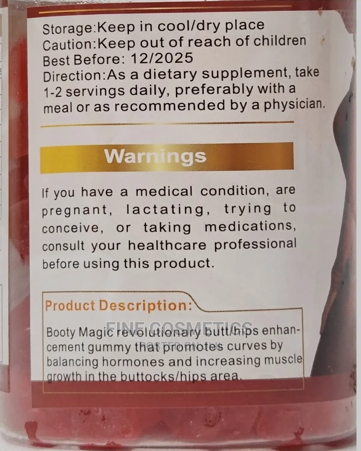 1PC Curve Maca Hip + Butt Enlargement Pills, Oil and Gummies
