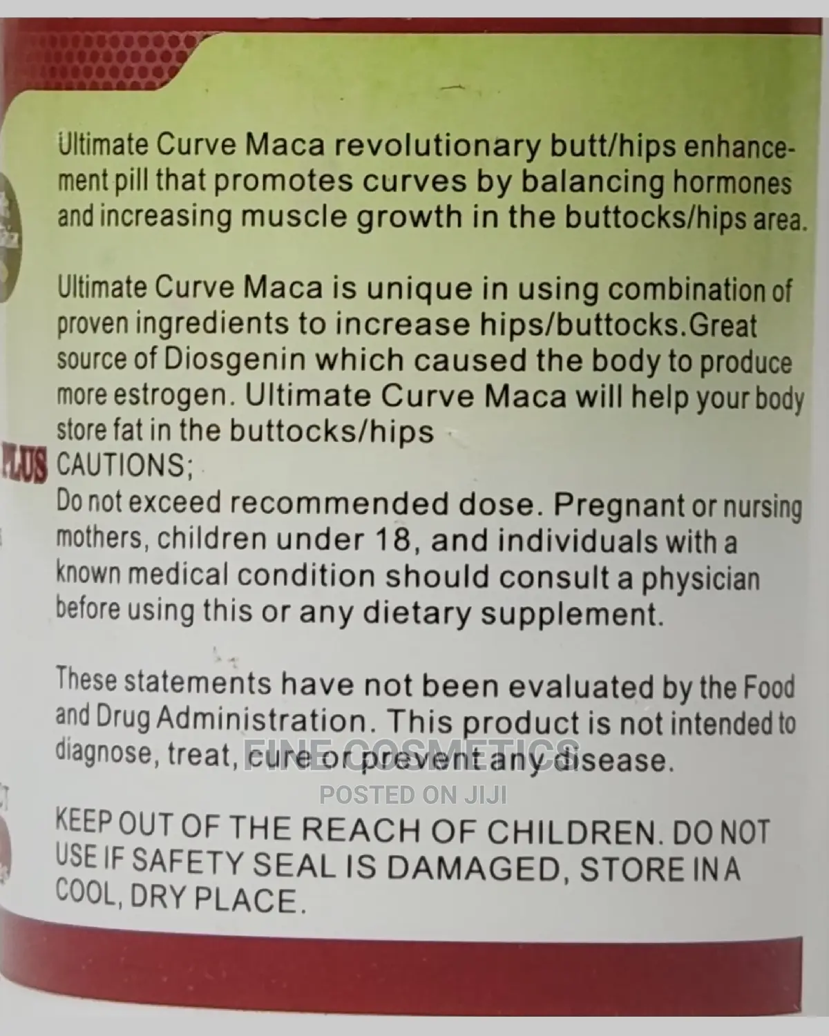 1PC Curve Maca Hip + Butt Enlargement Pills, Oil and Gummies