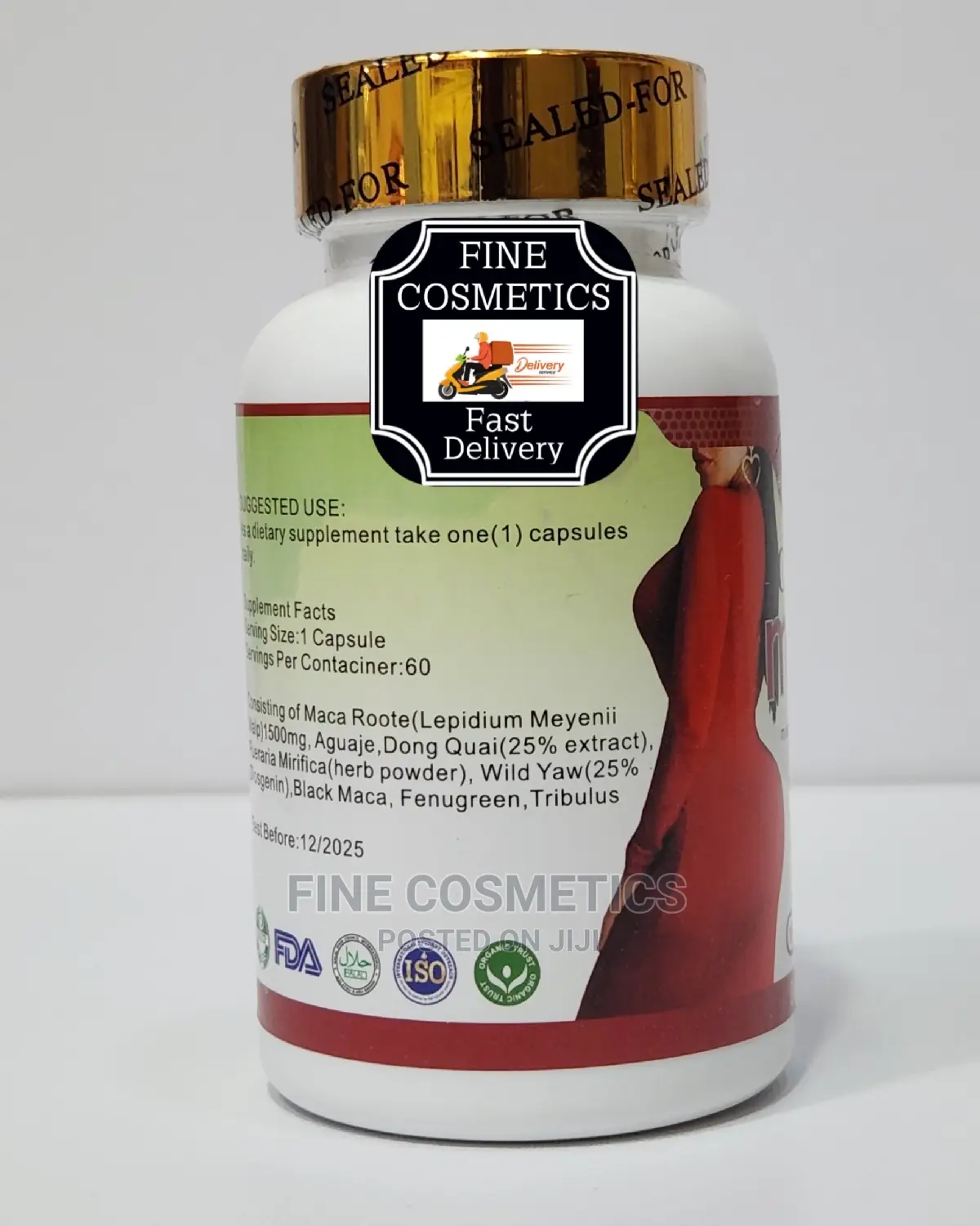 1PC Curve Maca Hip + Butt Enlargement Pills, Oil and Gummies
