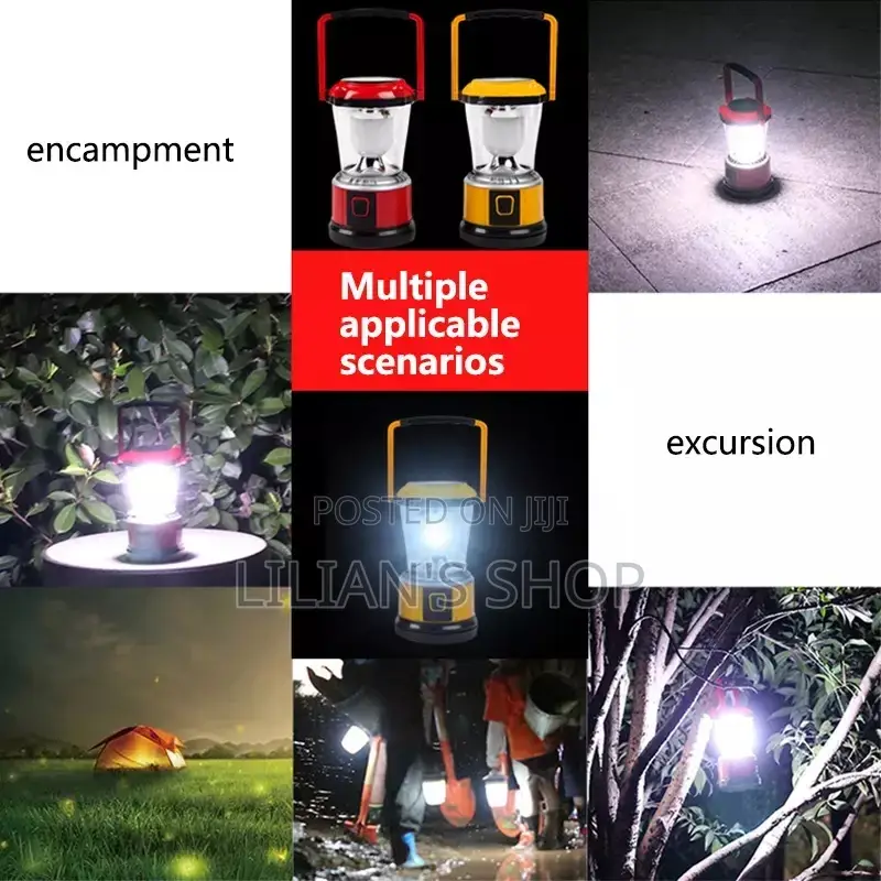 Solar/Electric Rechargeable Camping Latern