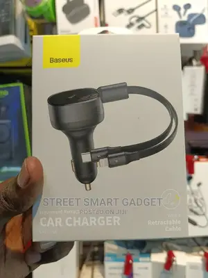 BASEUS 2in1 Retractable Car Charger