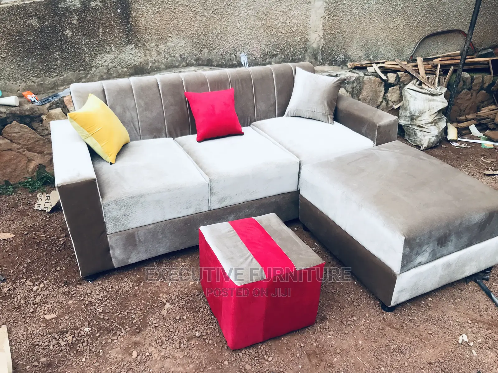 Mini Cream Sofa