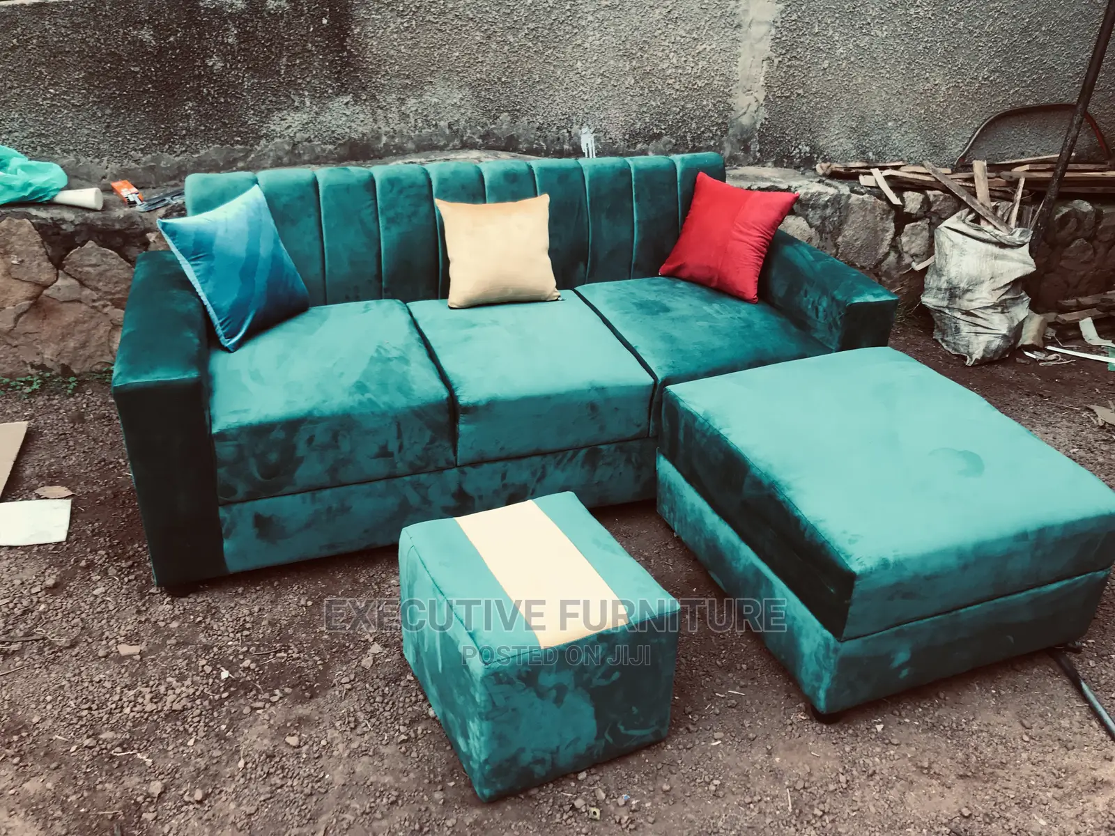 Mini Green Sofa