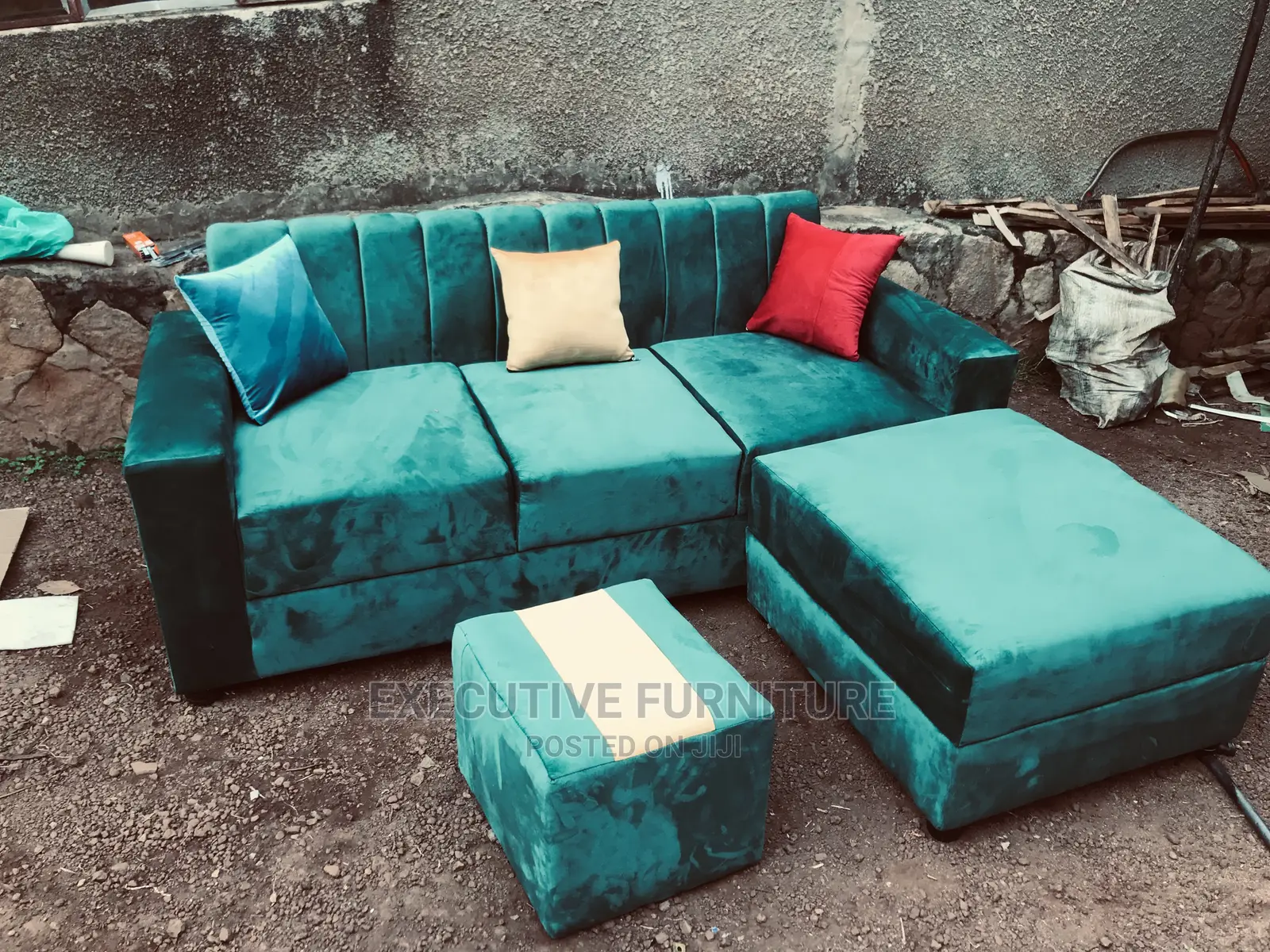 Mini Green Sofa