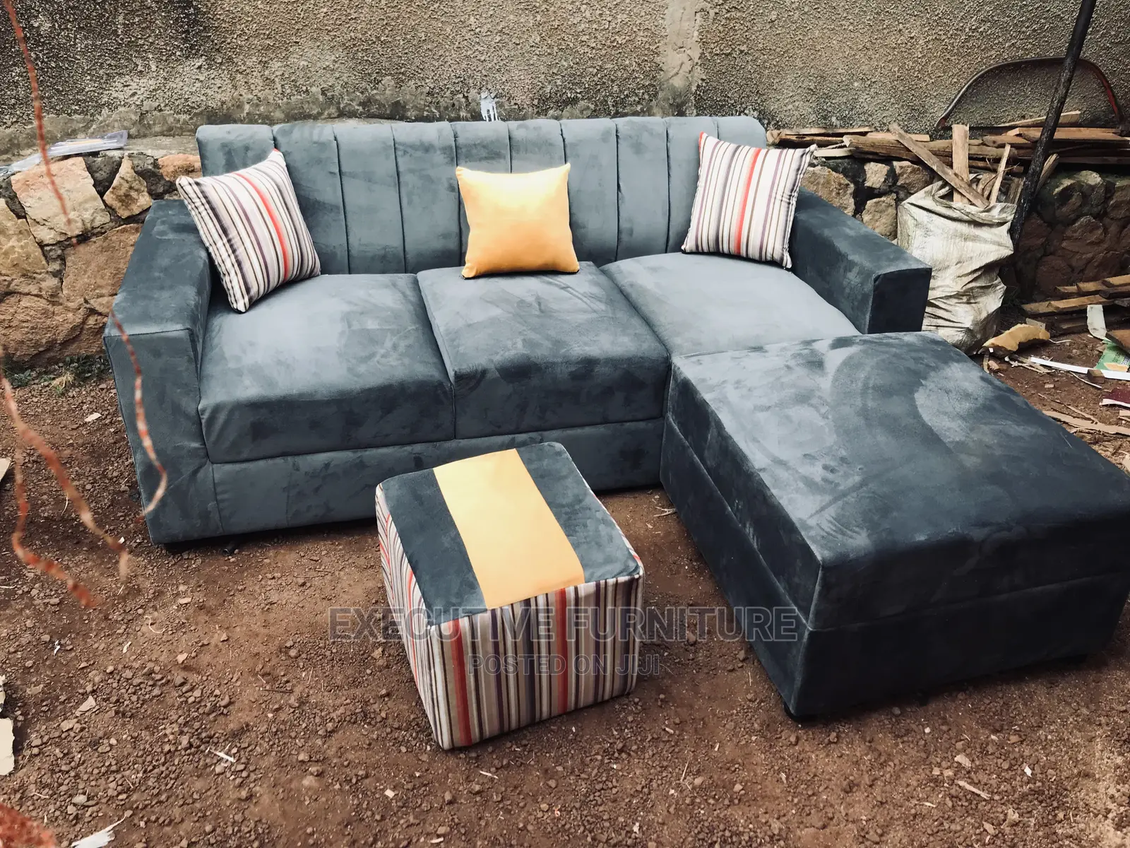 Striped Sofa