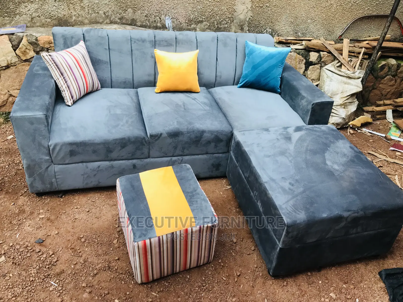 Striped Sofa