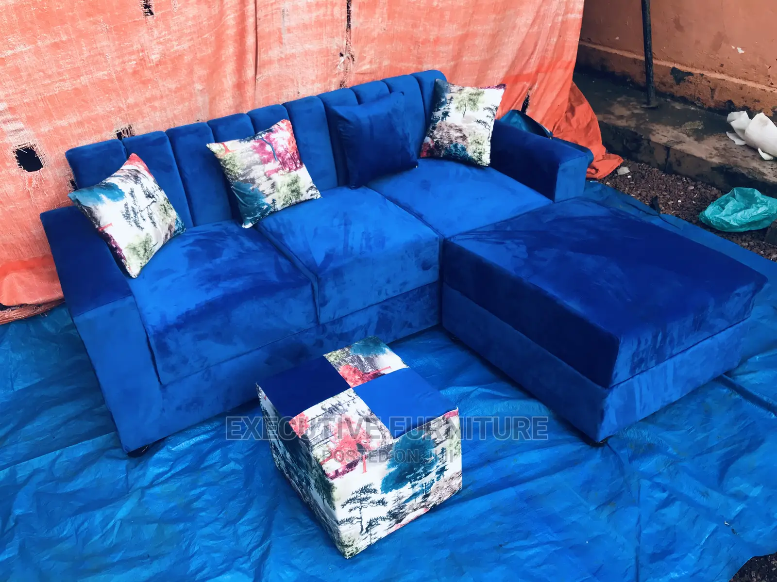 Mini Blue Sofa