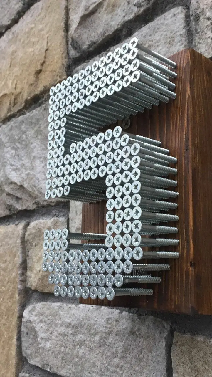 Metallic Sign Post