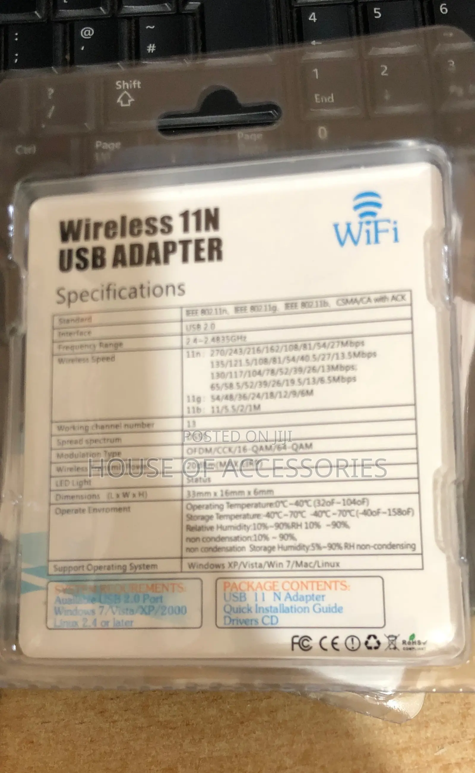 Usb 2.0 Wifi Wireless Adapter