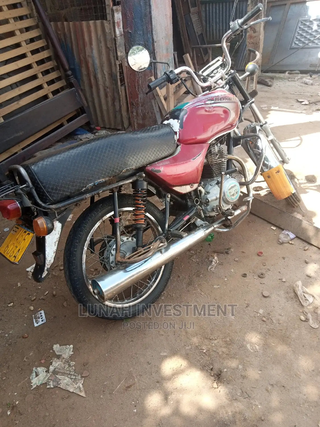 TVS HLX 125 2019 Red