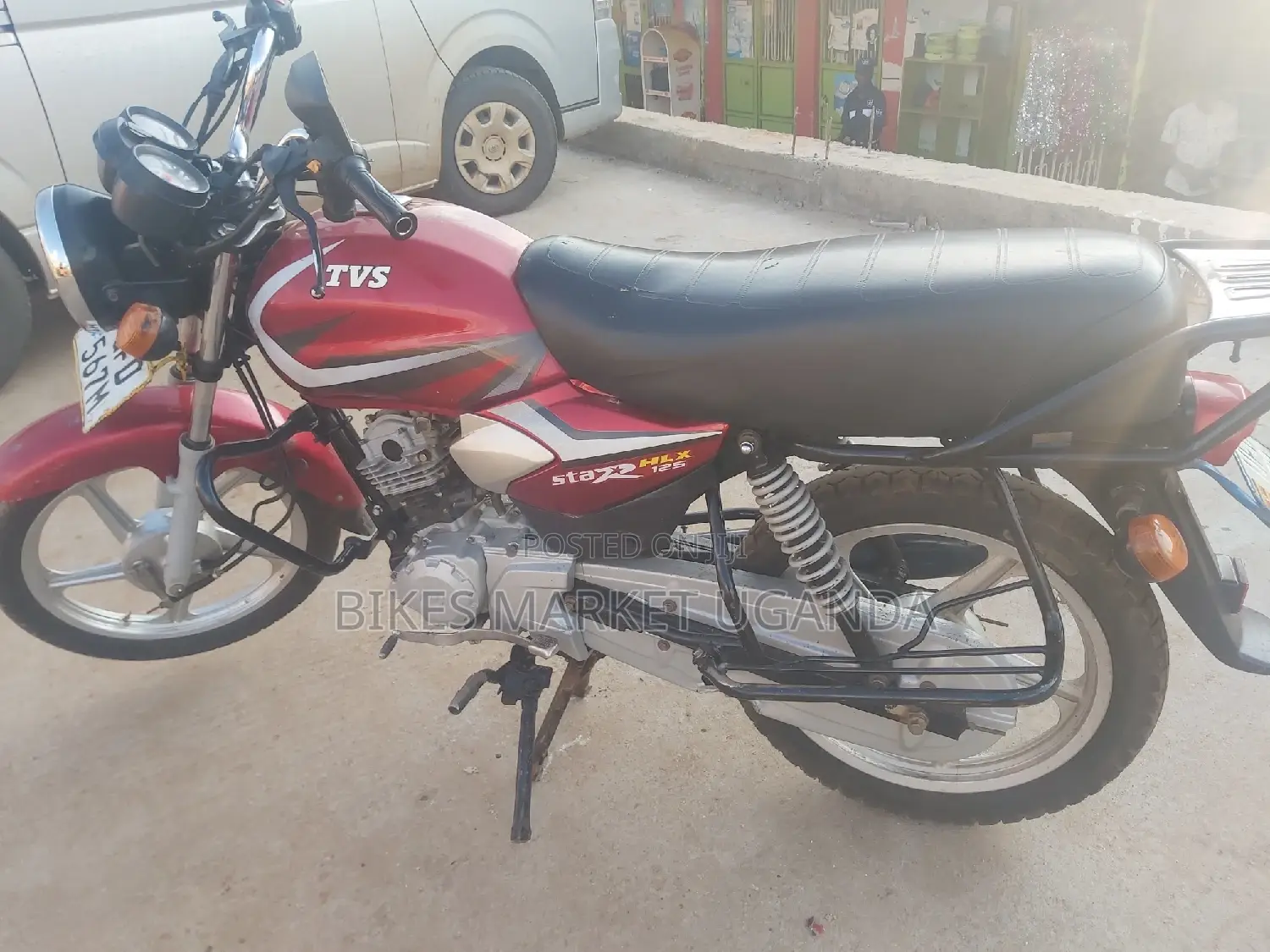 New TVS HLX 125 2020 Red